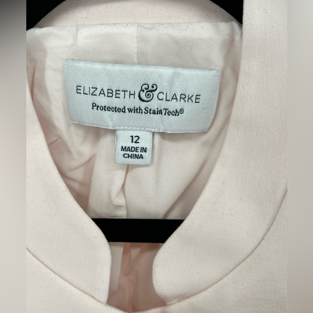 Elizabeth & Clarke Pink Military Jacket - Size 12 - Picture 4 of 9